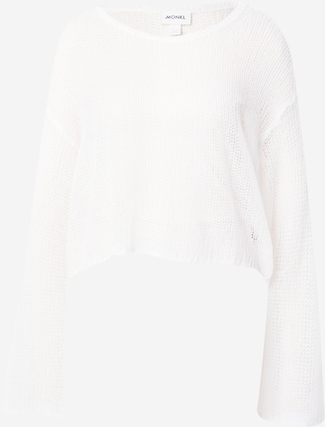 Pull-over Monki en blanc : devant