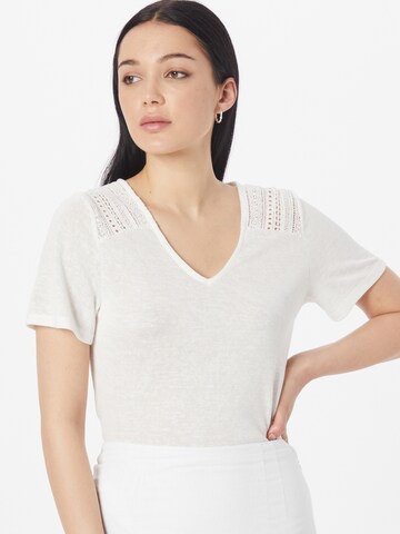 T-shirt 'Asya' ABOUT YOU en blanc : devant