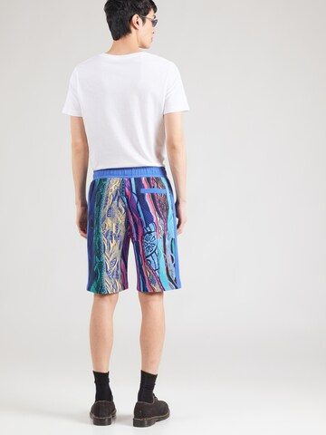 Carlo Colucci tavaline Püksid, värv sinine: tagant vaates