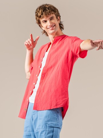 Living Crafts Regular Fit Hemd 'RUBEN'‌‌‌‌‌‌‌‌‌ in Rot