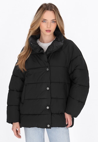 Veste d’hiver DreiMaster Maritim en noir : devant