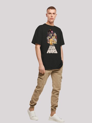 F4NT4STIC Shirt 'Star Wars Guerra Di Stelle' in Schwarz
