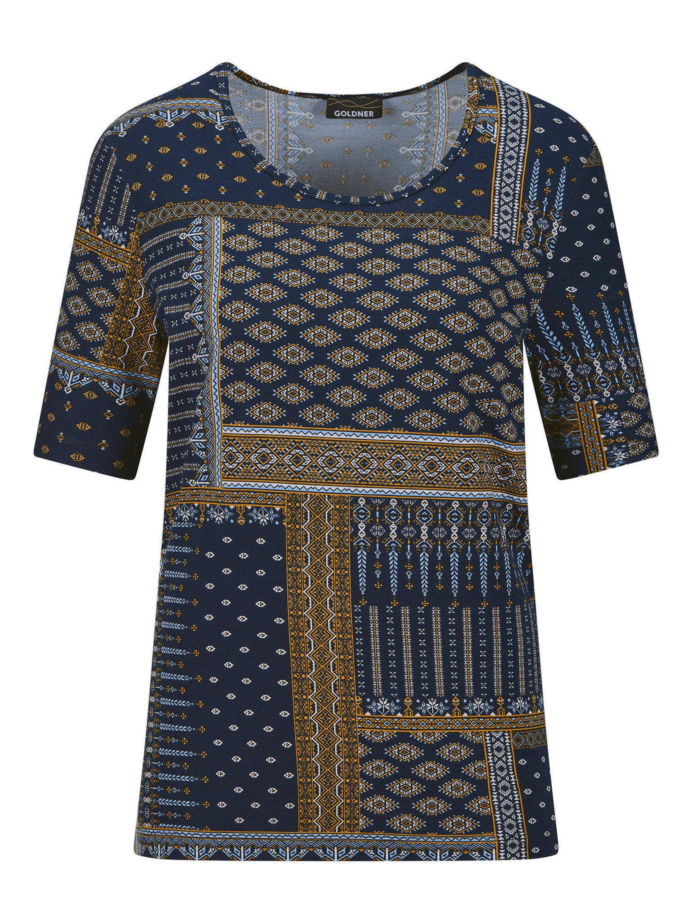 Goldner Shirt in de kleur Marine / Gemengde kleuren, Productweergave