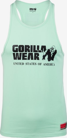 T-Shirt fonctionnel Gorilla Wear en bleu : devant