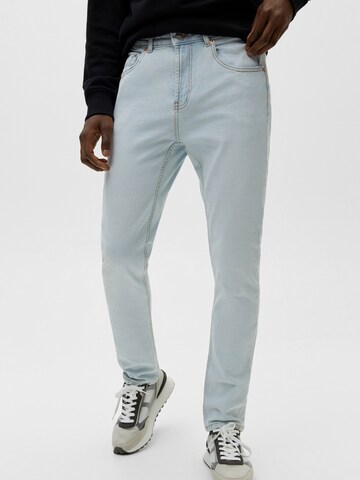 Pull&Bear Regular Jeans in Blauw