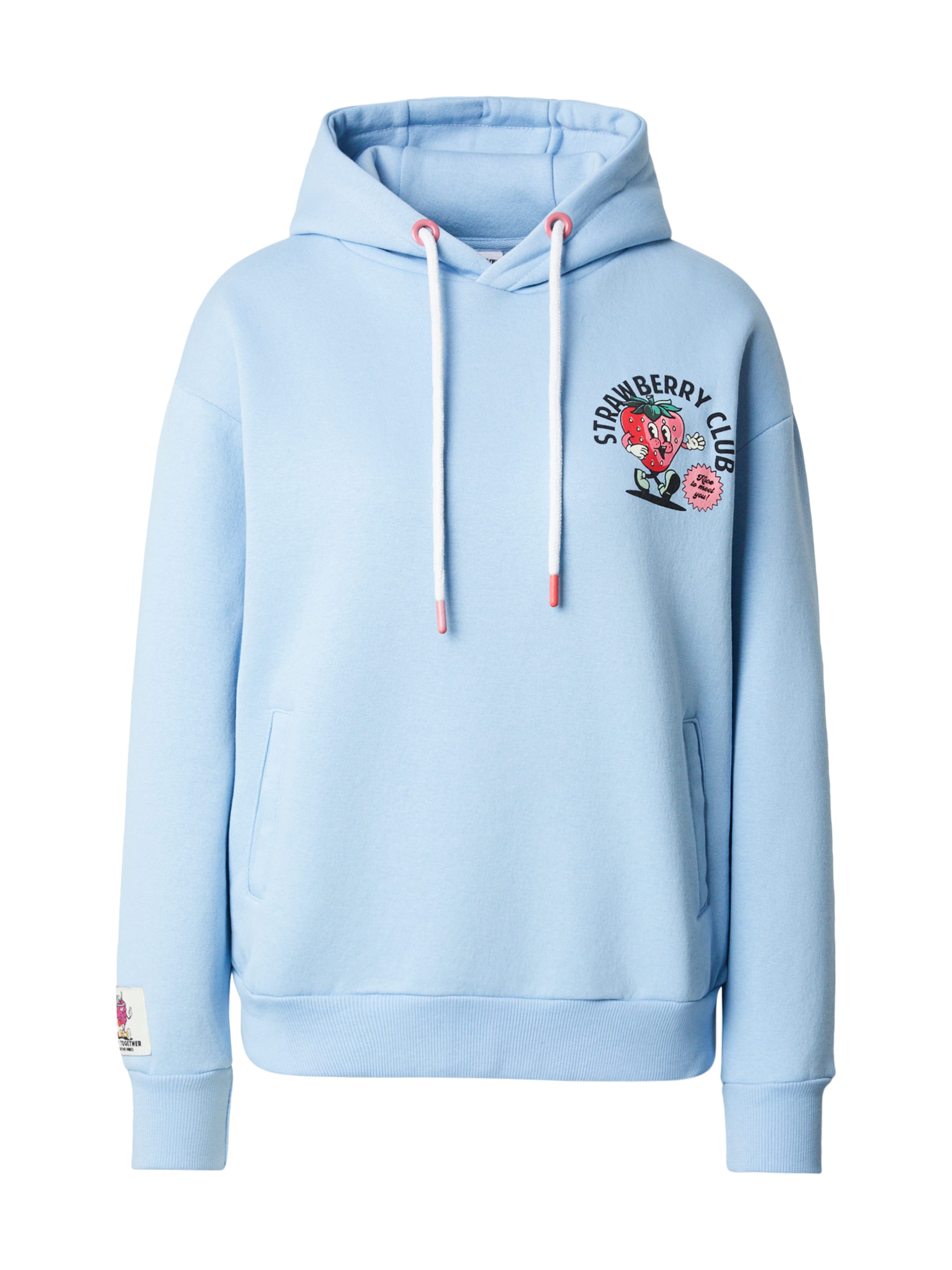 Sublevel Sweatshirt in Blau: Vorderseite