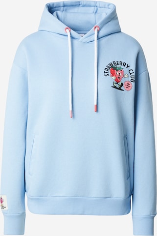 Sublevel Majica | modra barva: sprednja stran