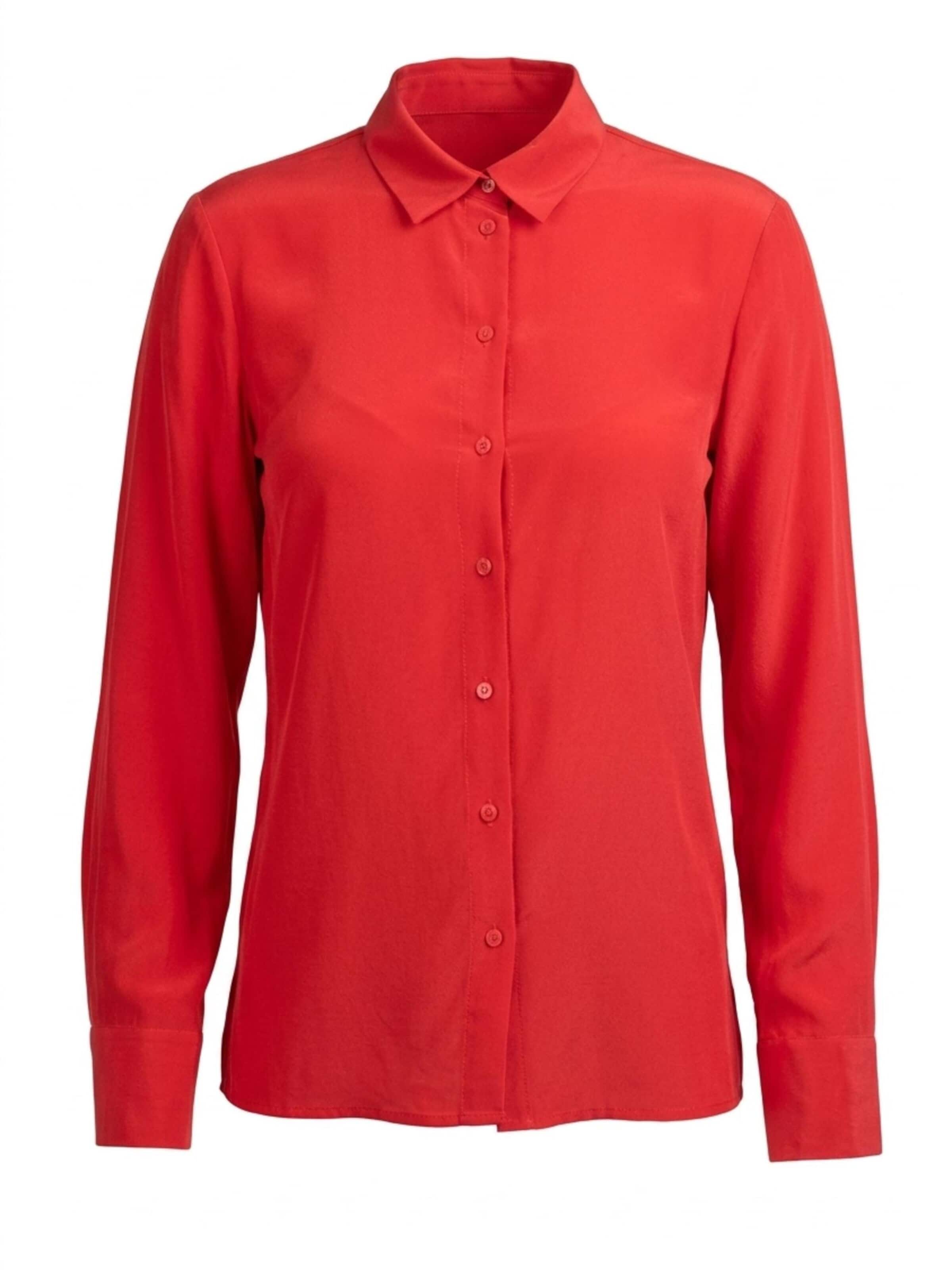 Posh Gear - Blusa 'Seidenbluse Collettoseta' en rojo: frente