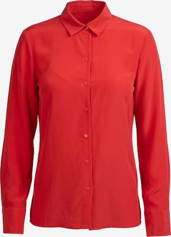 Camicia da donna 'Seidenbluse Collettoseta' di Posh Gear in rosso: frontale