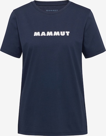 MAMMUT T-Shirt in Blau: Vorderseite