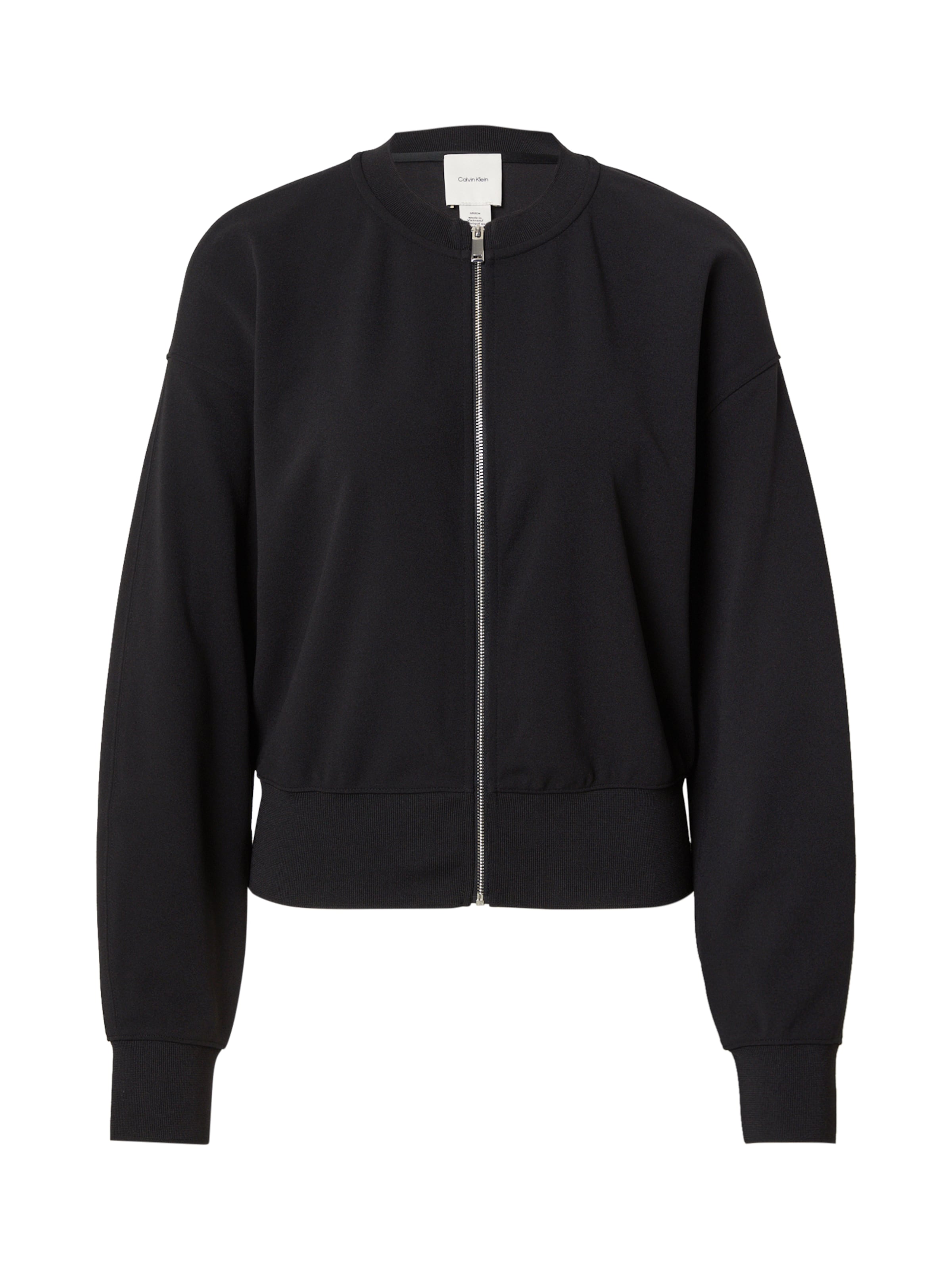 Calvin Klein Mikina – černá: přední strana