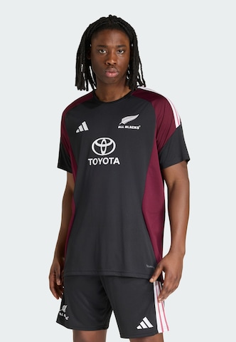 ADIDAS PERFORMANCE Funktionsshirt 'All Blacks' in Schwarz: Vorderseite