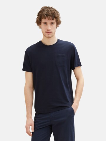 TOM TAILOR T-Shirt in Blau: Vorderseite