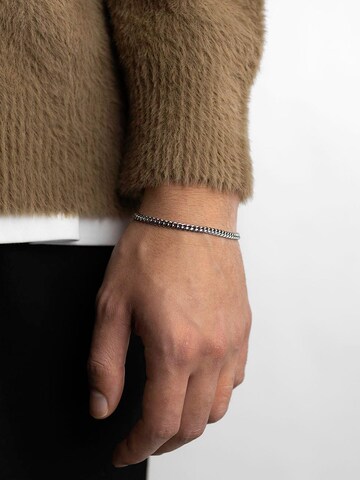 warpedsense Bracelet 'Cuban' in Silver