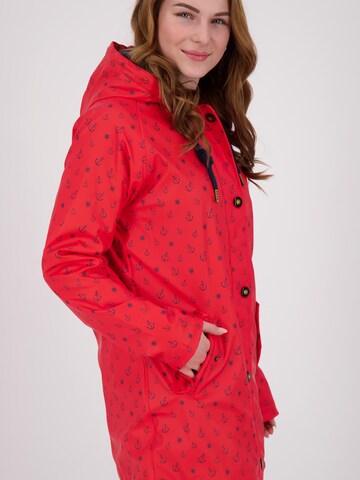 ankerglut Outdoorjacke 'Friesennerz ANKERGLUTWOLKE WMN' in Rot: Vorderseite