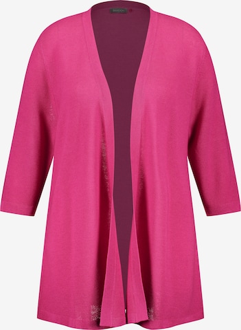 SAMOON Cardigan i pink: forside