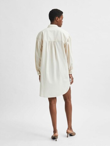 SELECTED FEMME Shirt dress 'Cecilie' in Beige