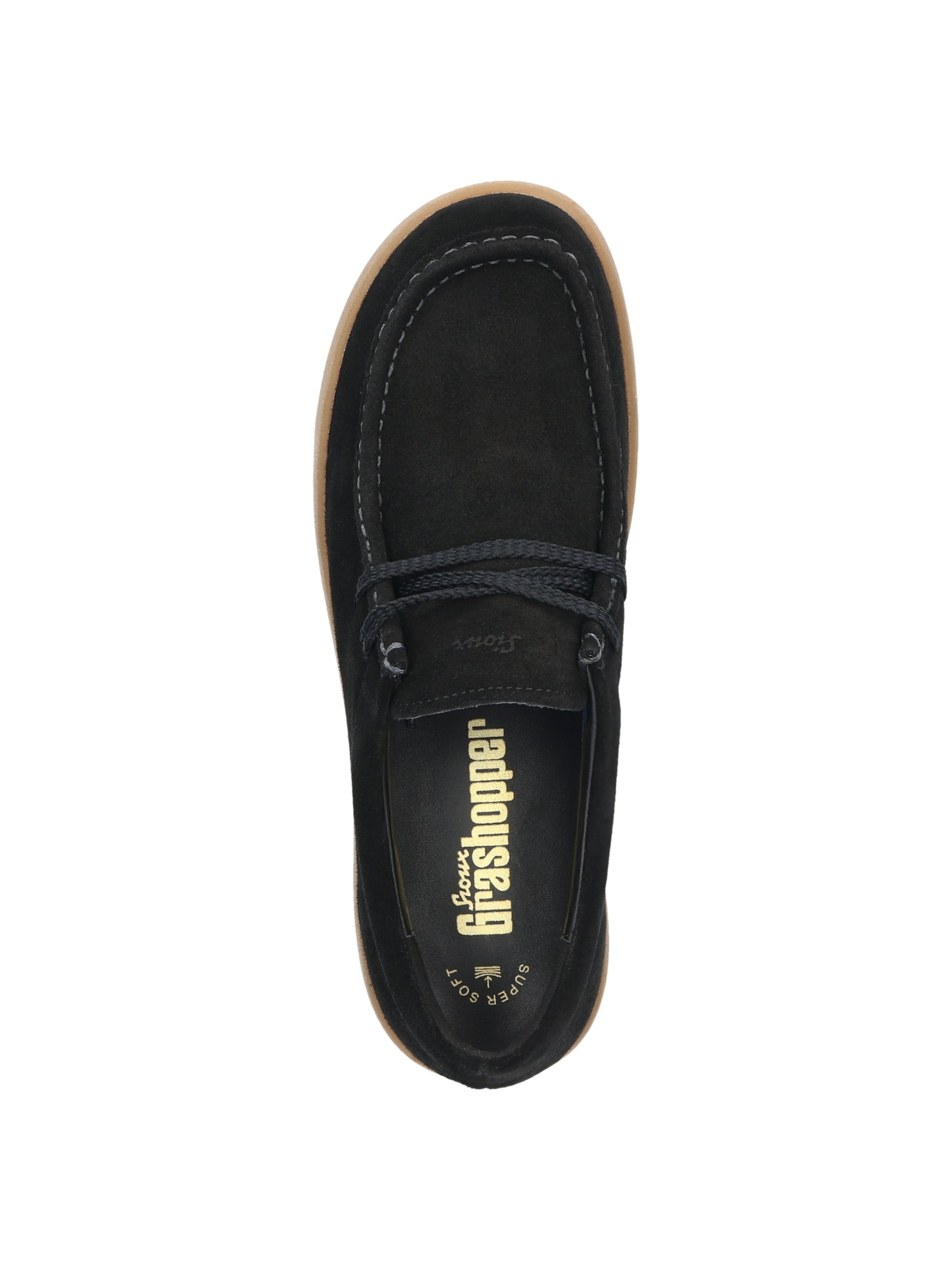 SIOUX Schnürschuh ' Grashopper-H-013 ' in Schwarz
