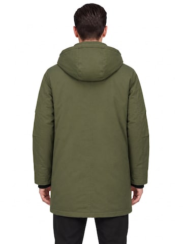 ALLTHEMEN Winter Coat 'Eishauch' in Green