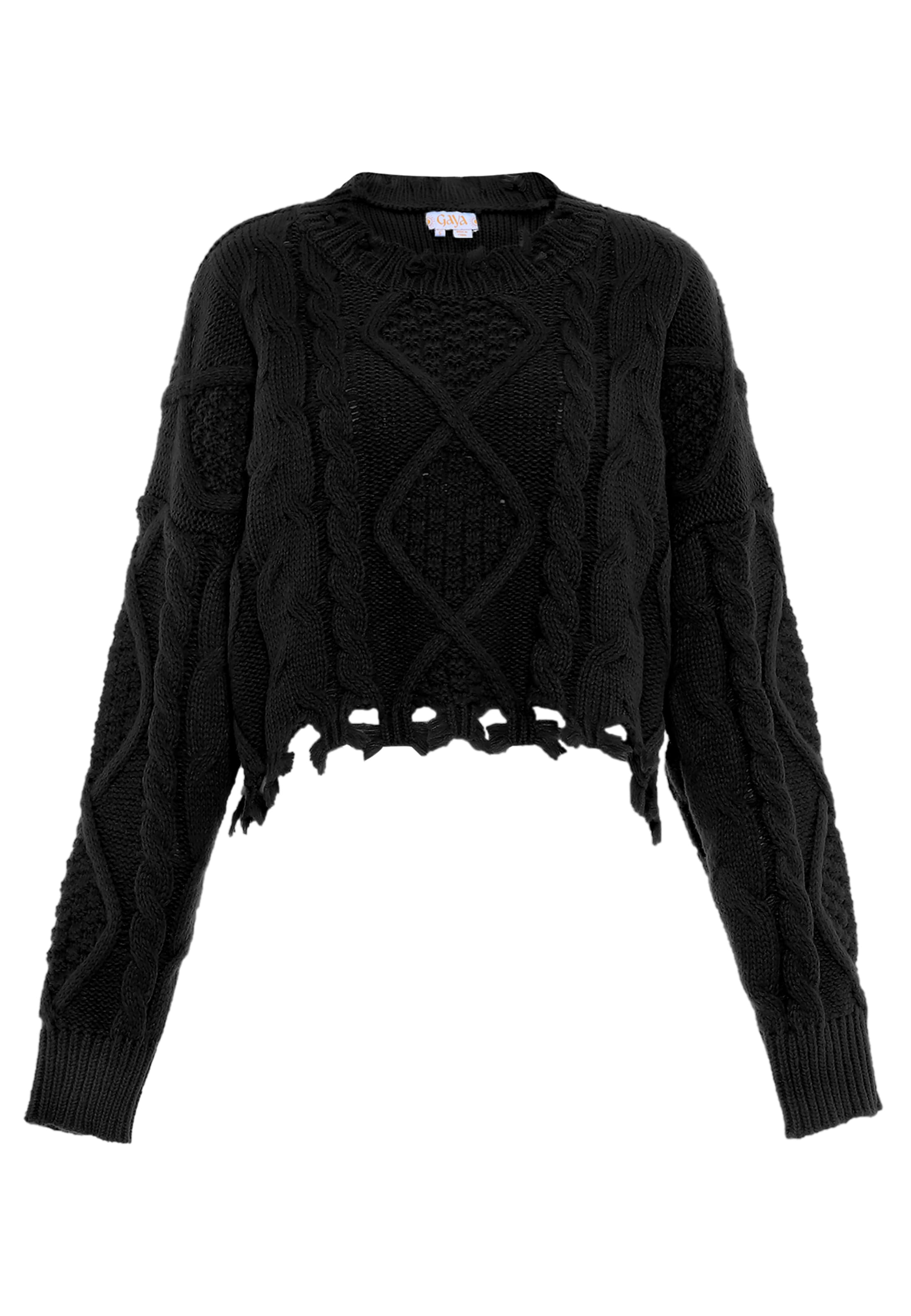 Gaya Pullover i sort: forside