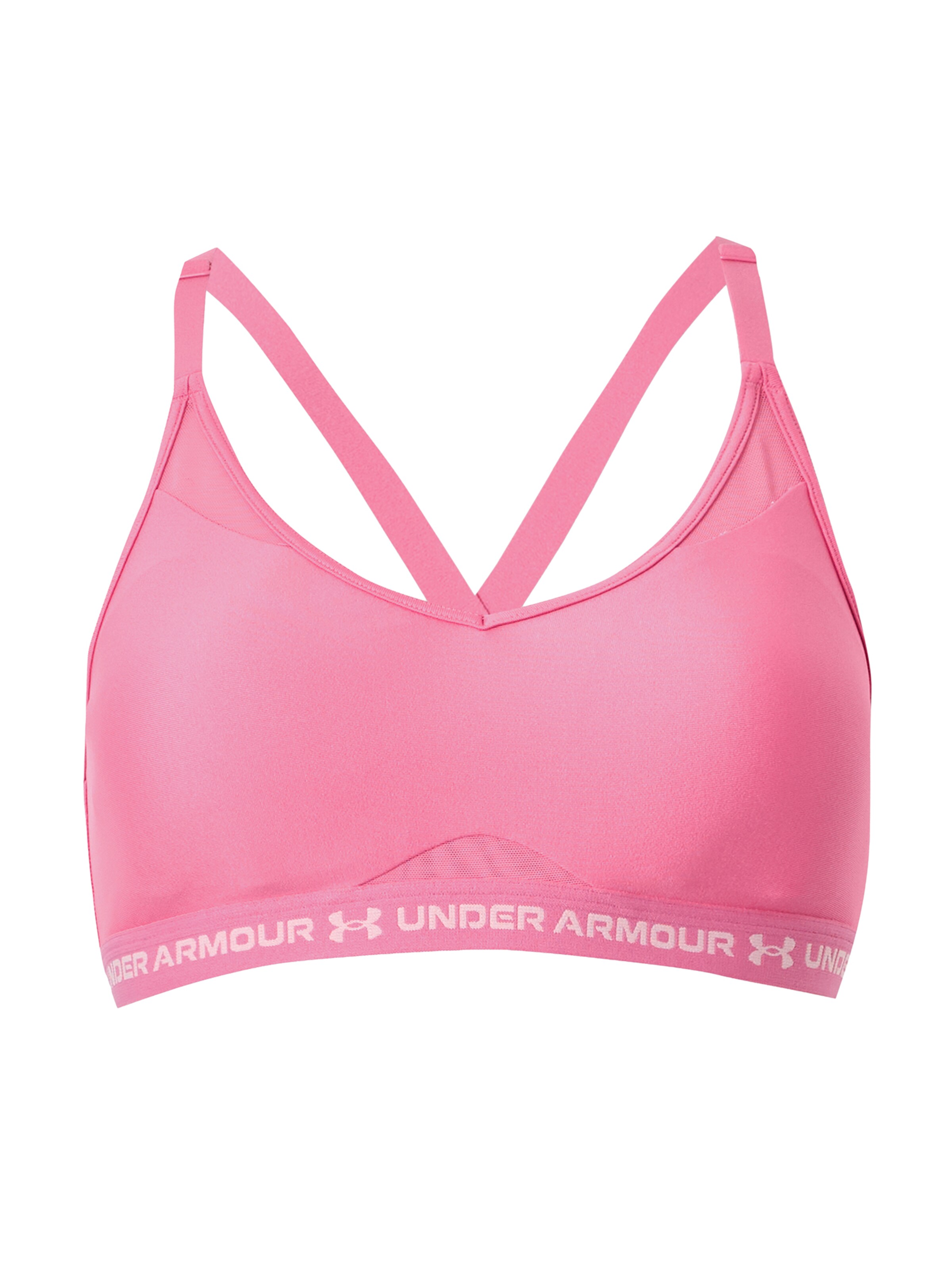 UNDER ARMOUR Αθλητικό σουτιέν σε ροζ: μπροστά