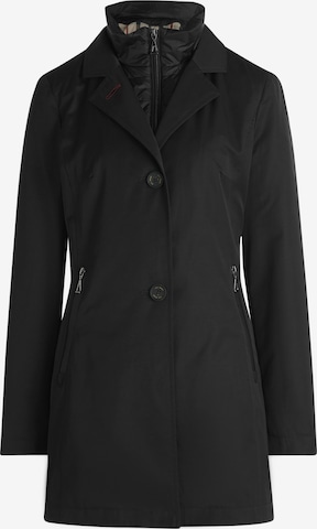 GIL BRET Between-Seasons Coat in Black: front