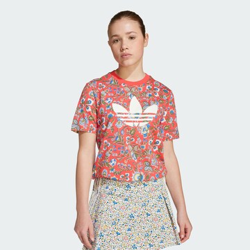 ADIDAS ORIGINALS Shirt 'Adidas Originals x Liberty London' in Red
