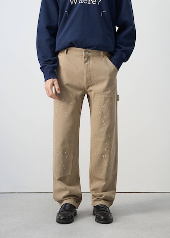 MANGO MAN Regular Jeans 'Where' in Beige: Vorderseite