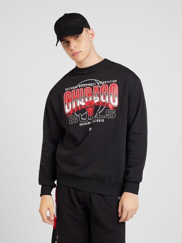 NEW ERA Sweatshirt 'NBA TECH FLEECE CHIBUL' i sort: forside