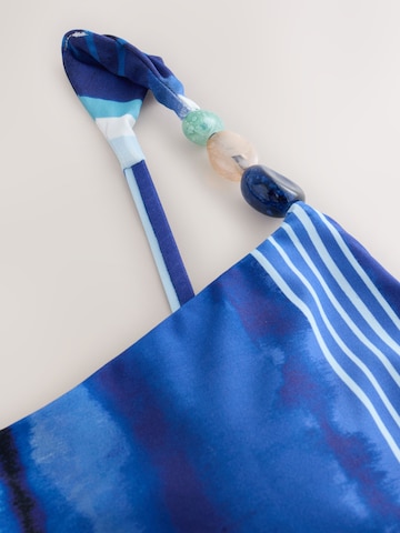 Next Bustier Shaping-badpak in Blauw