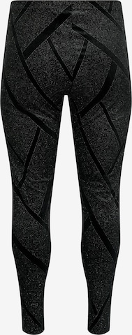 Zizzi Skinny Leggings - fekete