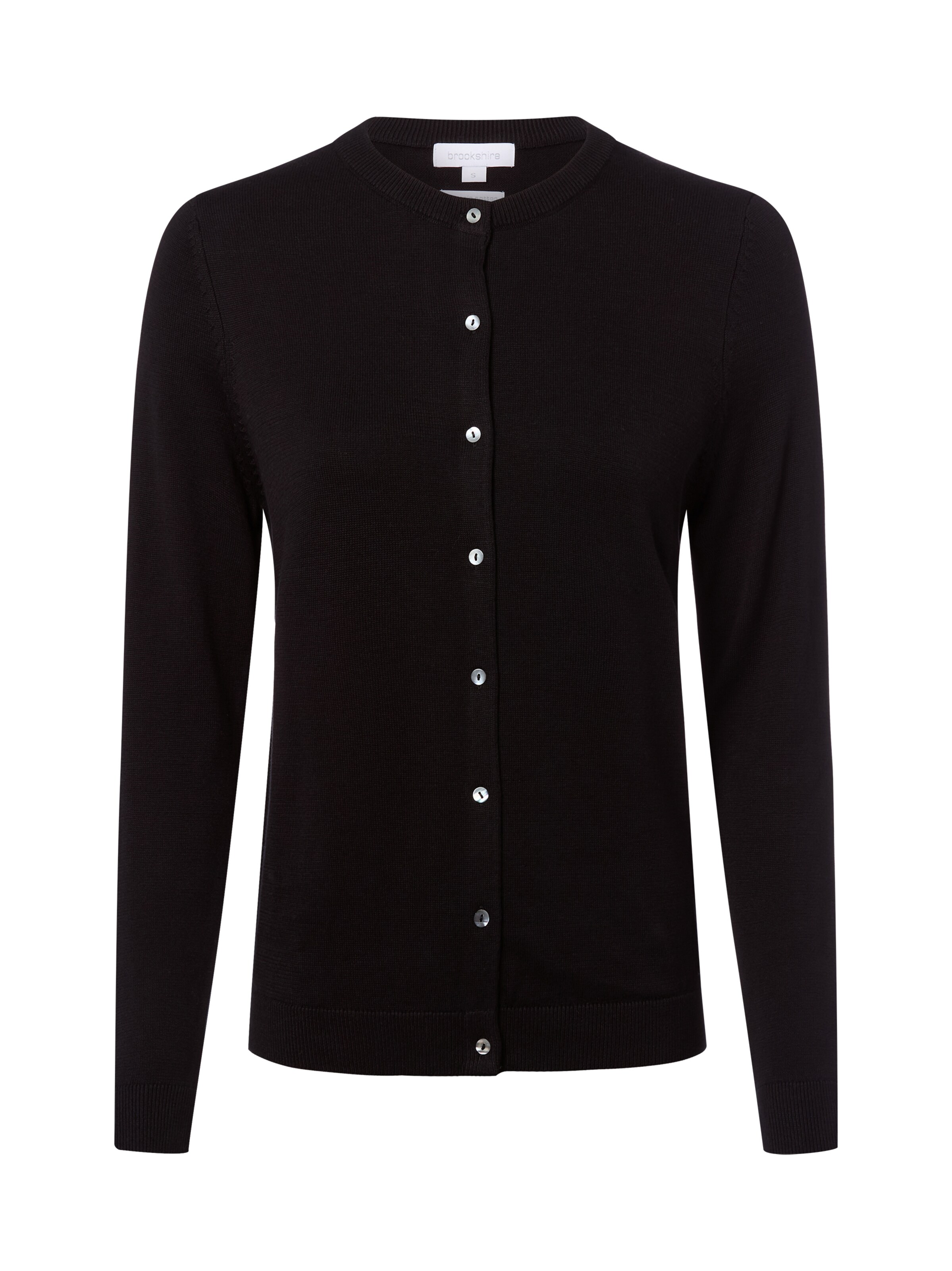 Brookshire Strickjacke in Schwarz: Vorderseite
