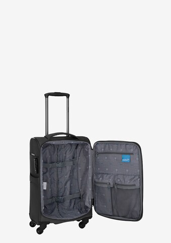 Saxoline Blue Suitcase 'Alpine' in Black