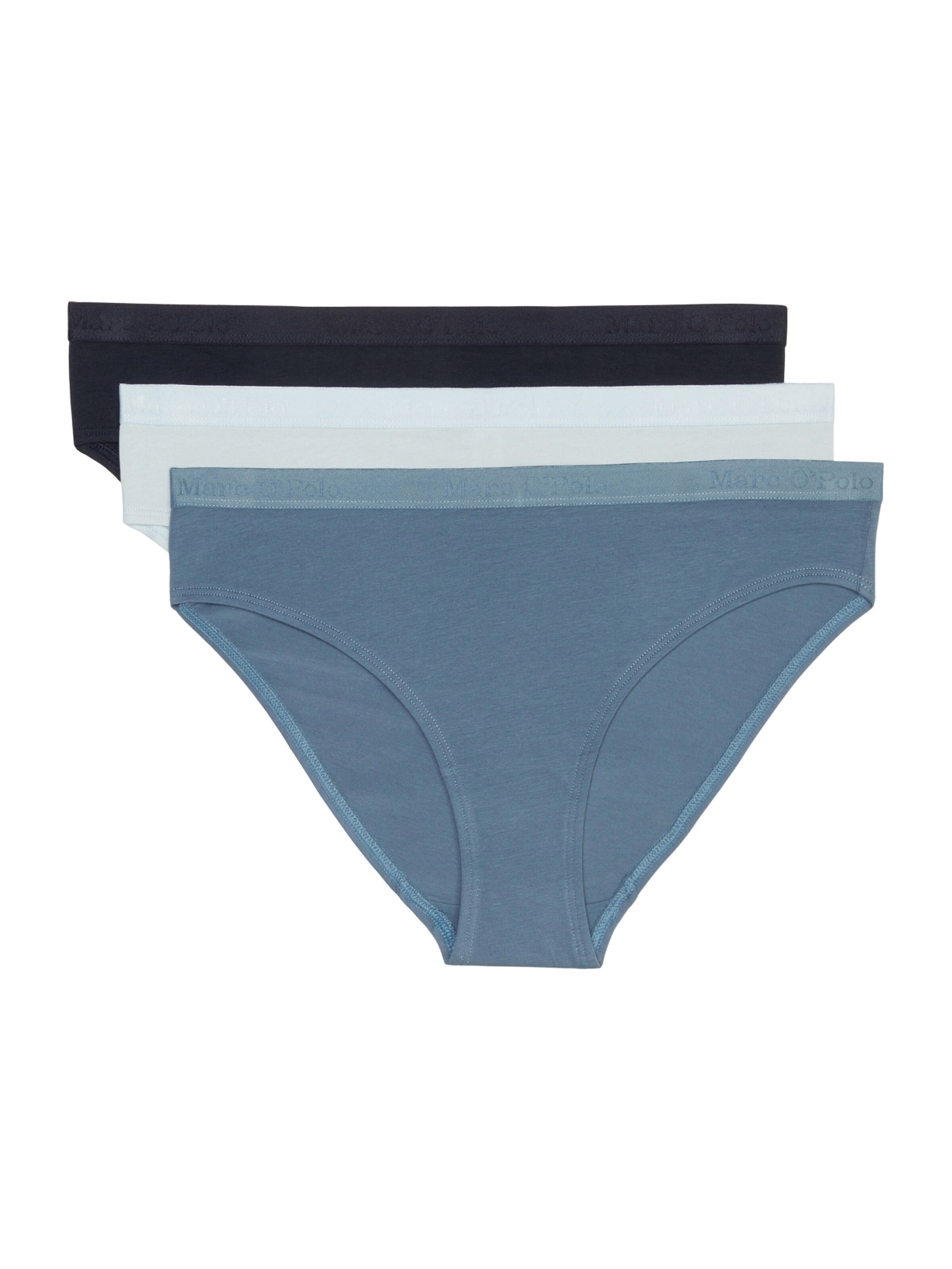 Marc O'Polo Slip ' Essentials ' in Blauw: voorkant