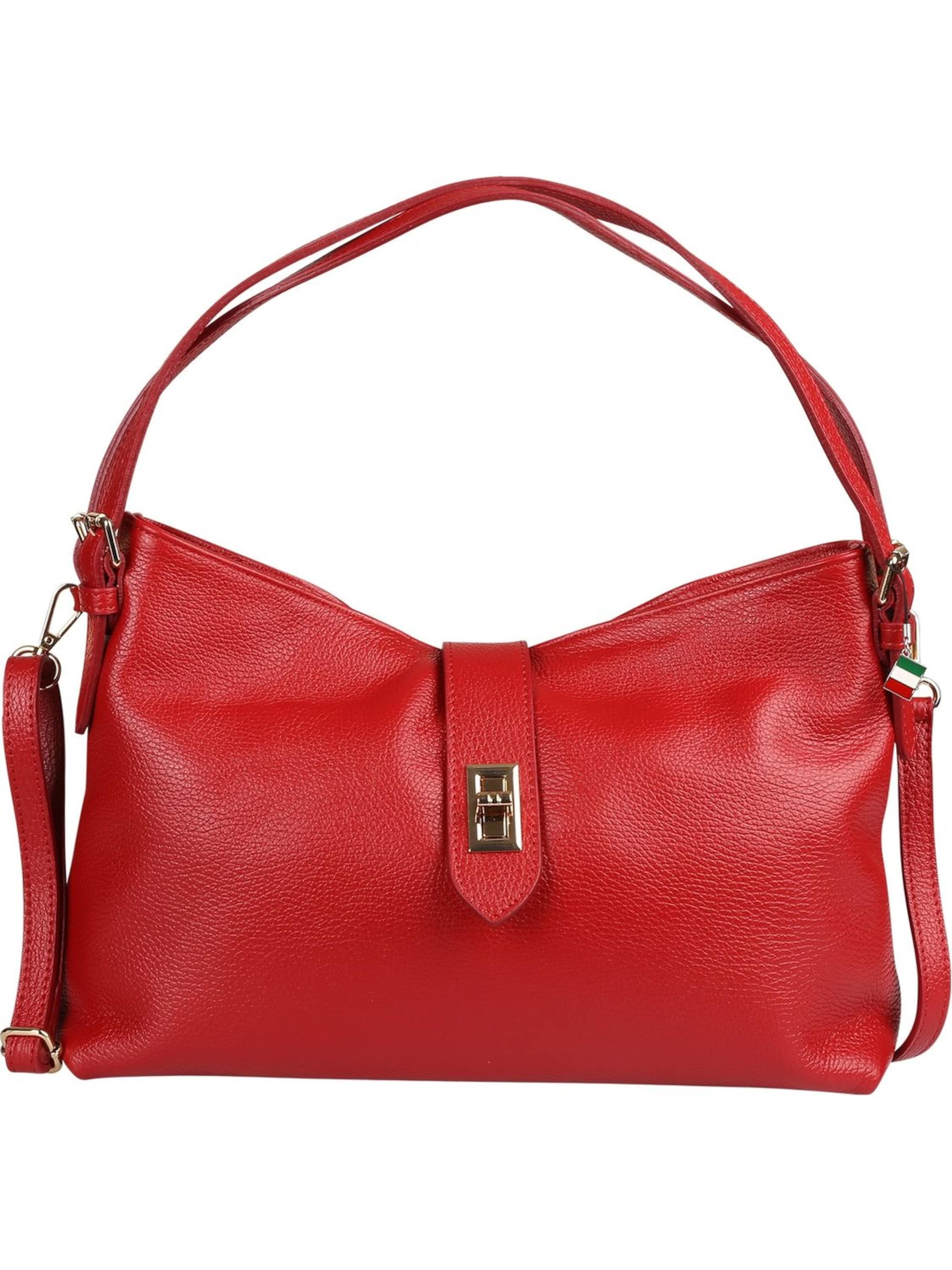 Sac bandoulière Florence en rouge : devant