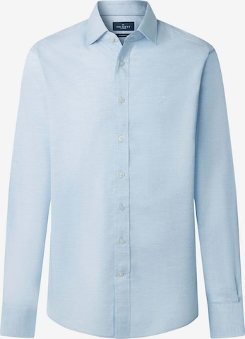 Chemise business Hackett London en bleu : devant