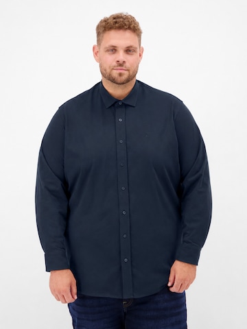 LERROS Regular fit Button Up Shirt in Blue: front