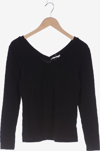 hessnatur Top & Shirt in L in Black: front