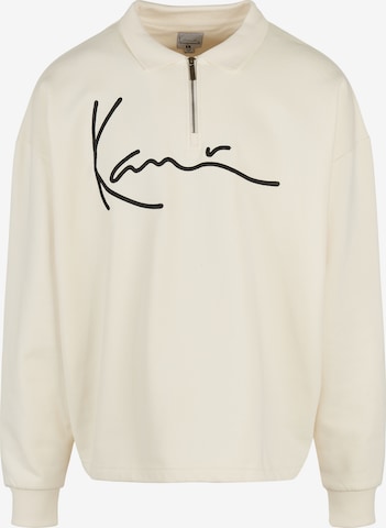 Sweat-shirt Karl Kani en beige : devant