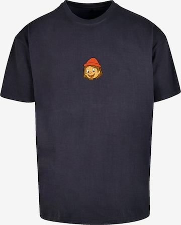 T-Shirt 'Heroes of Childhood Pinocchio' F4NT4STIC en bleu : devant