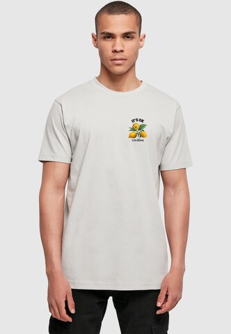 MT Men Shirt 'It's Ok' in Grau: Vorderseite
