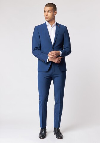 ROY ROBSON Regular Pleated Pants in Blue