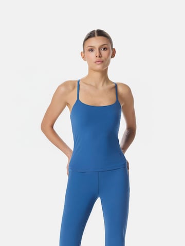 Cardio Bunny - Top deportivo 'STUDIO FIT' en azul: frente