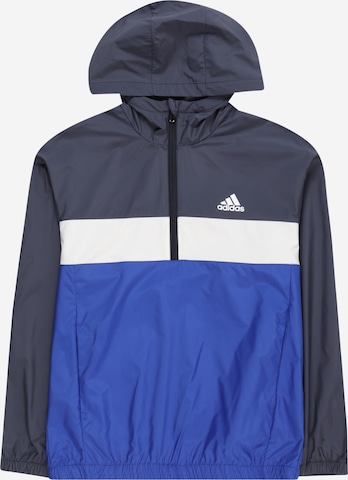 ADIDAS SPORTSWEAR Athletic Jacket 'Parka' in Blue: front