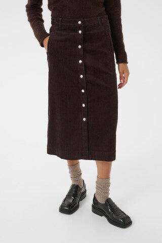 Part Two Skirt 'Shayla' in Brown: front