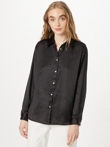 Warehouse Bluse in Schwarz: predná strana