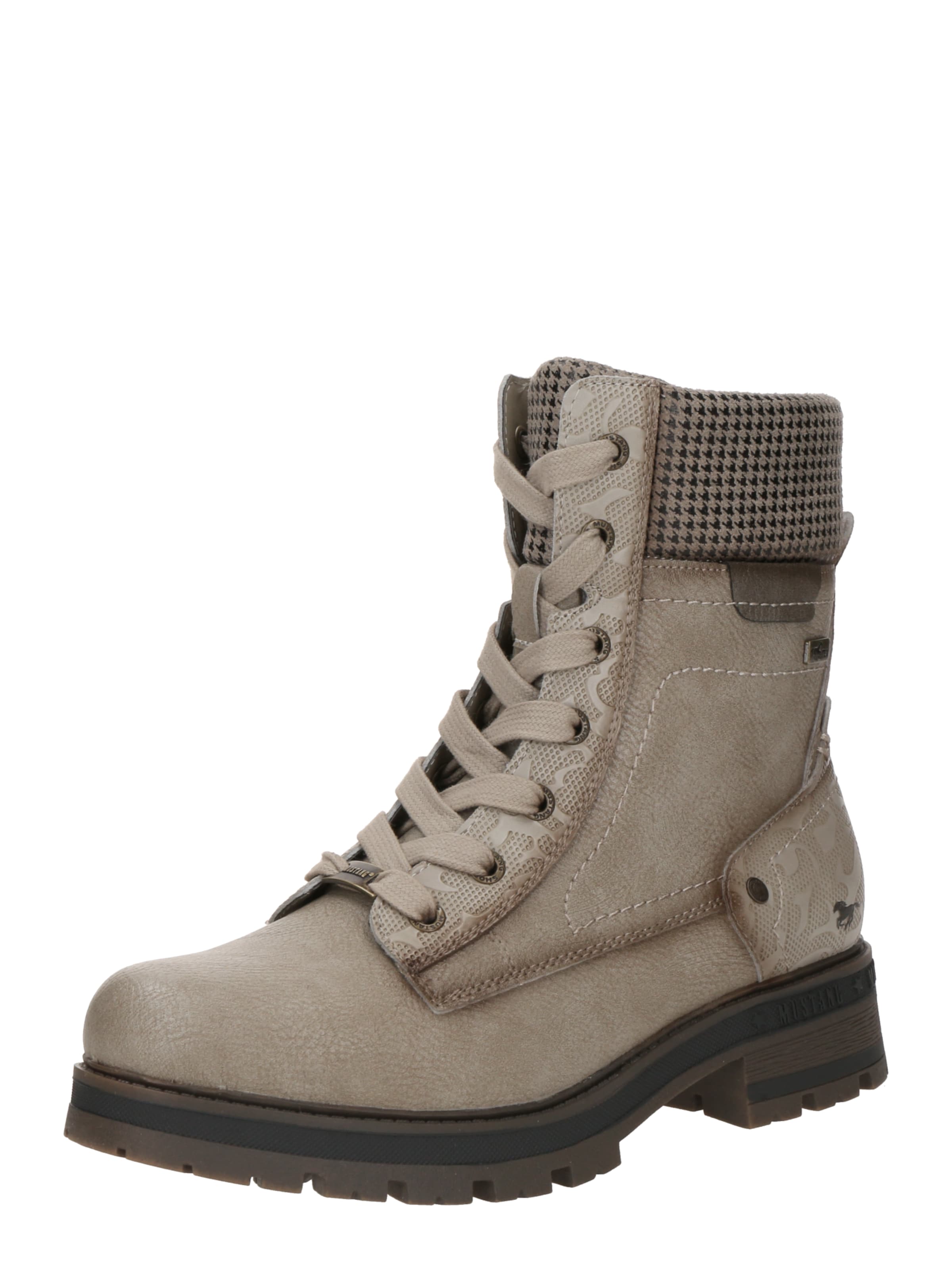 Stivaletto stringato di MUSTANG in beige: frontale