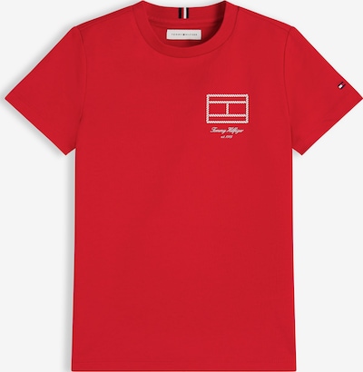 TOMMY HILFIGER Majica 'Outline Flag Logo' veličine 86 u crvena / bijela, Pregled proizvoda