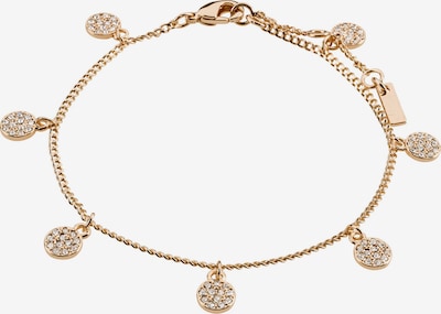 Pilgrim Bracelet 'CHAYENNE' en or rose / transparent, Vue avec produit