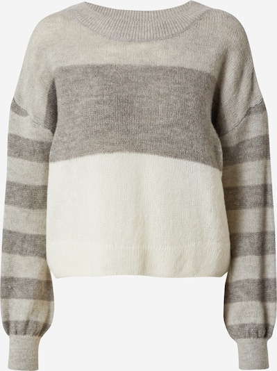 ESPRIT Pullover in grau / hellgrau / weiß, Produktansicht